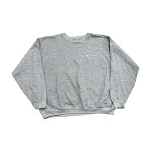 vintage Champion sweatshirt mens 2XL Grey 1990s blank logo